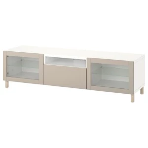 Тумба под ТВ - IKEA BESTÅ/BESTA, 180x42x48 см, серый, Бесто ИКЕА