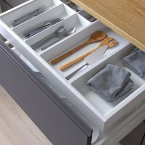 Поднос для столовых приборов - IKEA UPPDATERA, 72x50 см, белый УППДАТЕРА ИКЕА