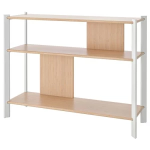 Столик придиванный - IKEA JАTTESTA/ДЖАТТЕСТА ИКЕА, 71х95х30 см, коричневый/белый