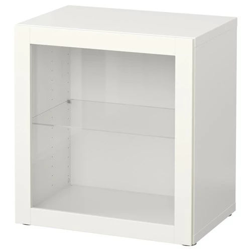 Стеллаж - IKEA BESTÅ/BESTA, 60x40x64 см, белый, Бесто ИКЕА за 10880 ...