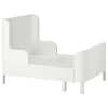 Кровать одноярусная - IKEA BUSUNGE, 80x200 см, белый, ИКЕА