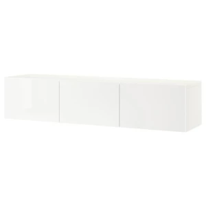 Тумба под ТВ - IKEA BESTÅ/BESTA, 180x42x38 см, белый, Бесто ИКЕА