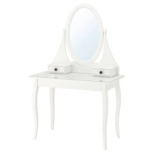 Туалетный столик - IKEA HEMNES/ ХЕМНЕС ИКЕА, 100x159х50 см, белый