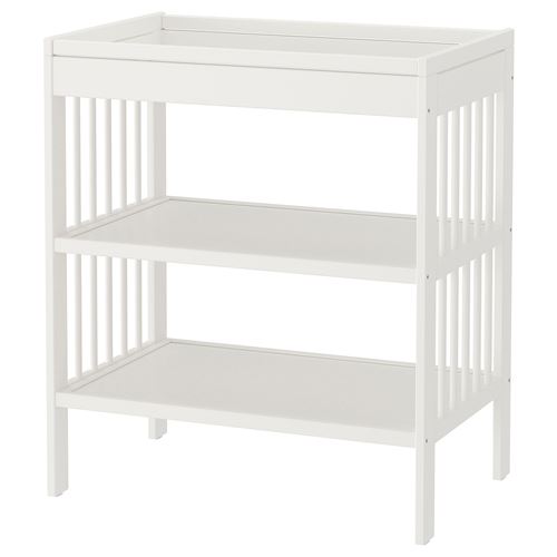 Столик пенальный - IKEA GULLIVER, 82x54x93 см, белый, ИКЕА