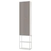 Стеллаж - IKEA ENHET, 60х32х255 см, белый/серый, ЭНХЕТ ИКЕА
