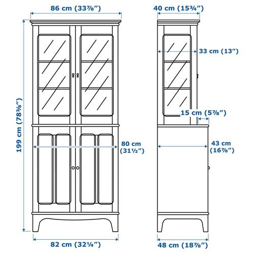 Комбинация: стол, кресло и шкаф - IKEA LOMMARP/BJÖRKBERGET/BJORKBERGET, 90х54 см, 199х86х40 см, синий/зеленый, ЛОММАРП/БЬЙОРКБЕРГЕТ ИКЕА (изображение №6)