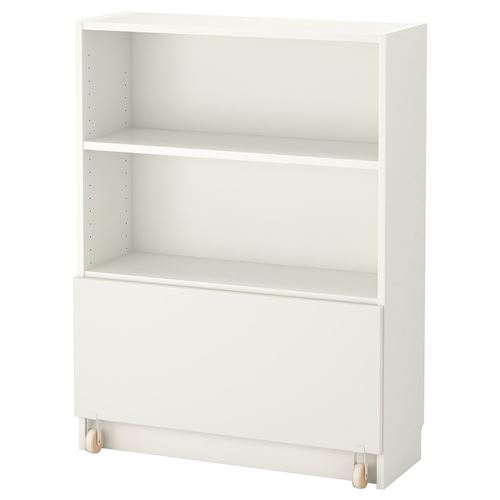 Книжный шкаф с ящиками - BILLY IKEA/БИЛЛИ ИКЕА, 30х80х106 см, белый