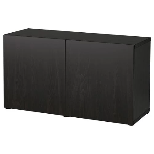 Комбинация для хранения - IKEA BESTÅ/BESTA/ Беста/Бесто ИКЕА, 120x42x65 см, черный, (изображение №1)