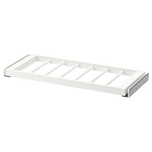 Выдвижная вешалка для брюк - IKEA KOMPLEMENT, 75x35 см, белый КОМПЛИМЕНТ ИКЕА