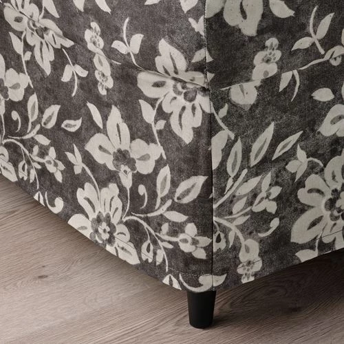 Чехол на табурет для ног - IKEA STRANDMON, бежевый /антрацит СТРАНДМОН ИКЕА (изображение №3)