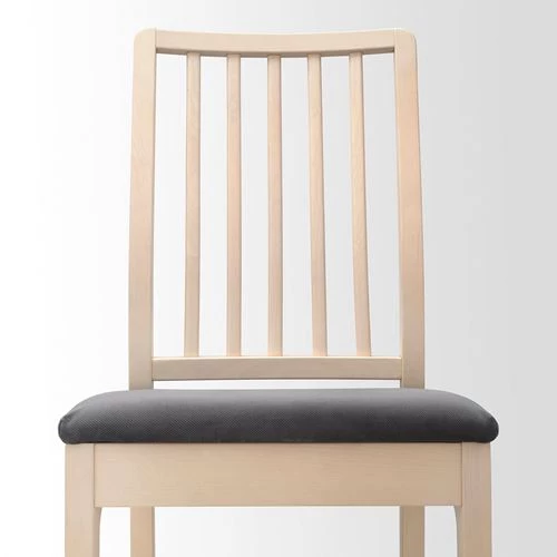 Стул - IKEA EKEDALEN, 95х45х51 см, под беленый дуб/темно-серый, ЭКЕДАЛЕН ИКЕА (изображение №4)