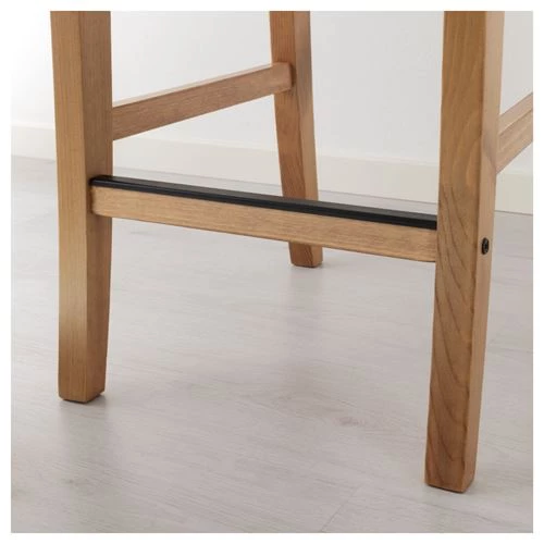 Барный стул - IKEA INGOLF/ИКЕА ИНГОЛЬФ, 39х45х93см, морилка/антик (изображение №6)