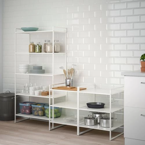 Открытый шкаф - JONAXEL IKEA/ЙОНАКСЕЛЬ ИКЕА, 51х160х162 см, белый (изображение №2)