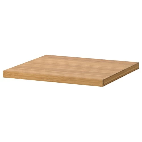Полка - IKEA ELVARLI/ЭЛВАРЛИ ИКЕА, 36х40х2,5 см, светло-коричневый (изображение №1)