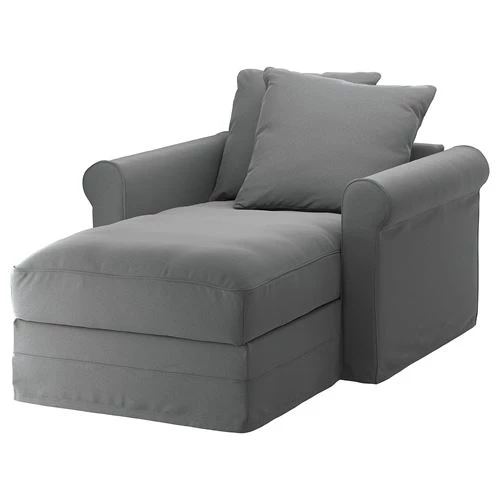 Кресло - кровать - GRÖNLID / GRОNLID IKEA/ ГРЕНЛИД ИКЕА,  117х104 см, серый (изображение №1)
