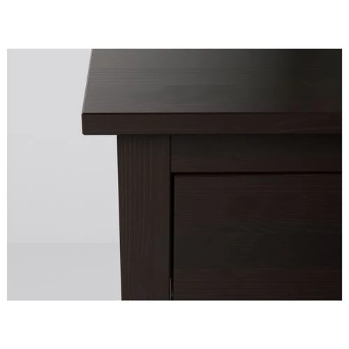 Тумбочка - IKEA HEMNES, 54х66 см, коричневый, Хемнэс ИКЕА (изображение №3)
