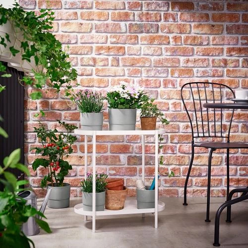 Подставка для растений - IKEA OLIVBLAD, 56 см, белый, ОЛИВБЛАД ИКЕА (изображение №3)