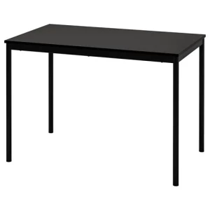 Стол обеденный - IKEA SANDSBERG, 110х67х75 см, черный, САНДСБЕРГ ИКЕА