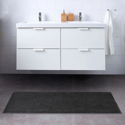 Коврик для ванной - IKEA SÖDERSJÖN/SODERSJON, 120х60 см, черный, СЁДЕРШЁН ИКЕА (изображение №2)