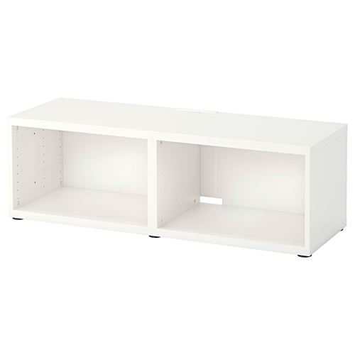 Каркас тумбы под телевизор - IKEA BESTÅ/BESTA, 120x40x38 см, белый, Беста/Бесто ИКЕА