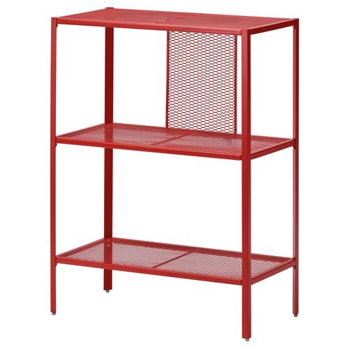 Стеллаж - IKEA BAGGEBO, 60х30х80см, красный, ИКЕА БАГГЕБО