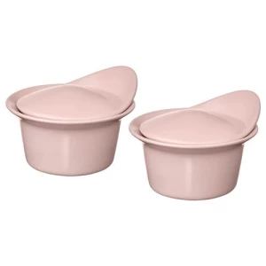Блюдо для запекания/сервировки - IKEA FARGKLAR/FÄRGKLAR, 15x13 см, светло-розовый ФЭРГКЛАР ИКЕА