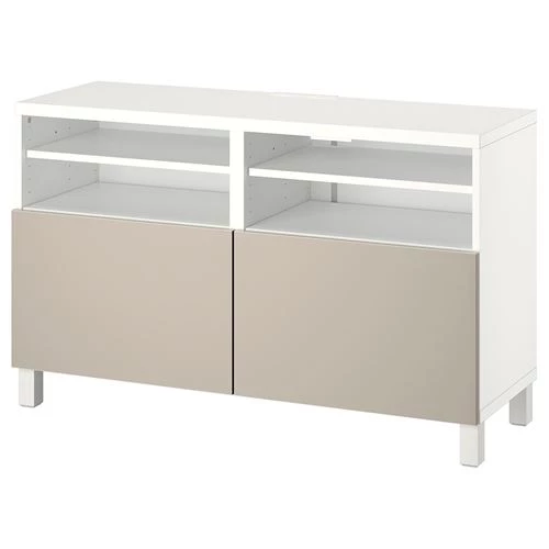 Тумба под ТВ - IKEA BESTÅ/BESTA, 120x42x74 см, белый, Бесто ИКЕА (изображение №1)