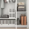 Шкаф платяной 3-дверный - IKEA BRIMNES/БРИМНЭС/БРИМНЕС ИКЕА, 117х190 см, белый, (изображение №6)