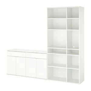 Шкаф  - VIHALS IKEA/ ВИХАЛС ИКЕА, 235x37x200, белый