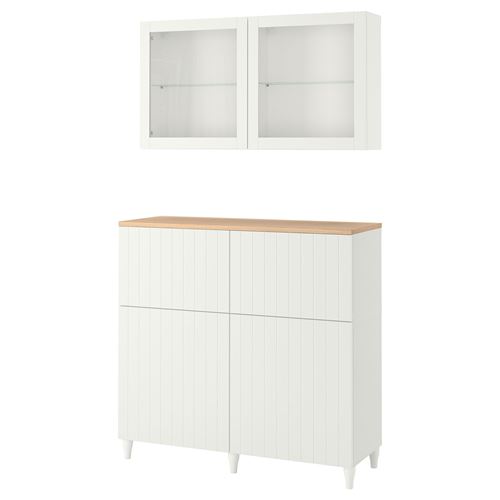 Комбинация для хранения - IKEA BESTÅ/BESTA/Беста/Бесто ИКЕА, 120x42x240 см, белый,