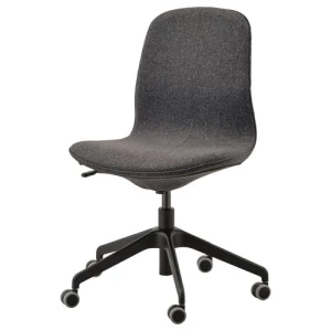 Офисный стул - IKEA LÅNGFJÄLL/LANGFJALL, 68x68x92см, черный, ЛОНГФЬЕЛЛЬ ИКЕА