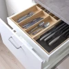 Поднос для столовых приборов/поднос с подставкой для ножей - IKEA UPPDATERA, 52х50 см, светлый бамбук УППДАТЕРА ИКЕА (изображение №2)