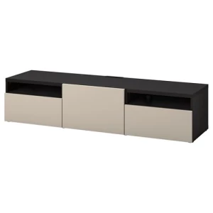 Тумба под ТВ - IKEA BESTÅ/BESTA, 180x42x39 см, черный, Бесто ИКЕА