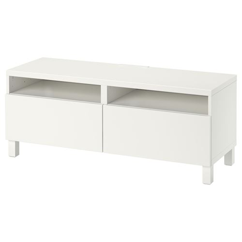 Тумба под ТВ - IKEA BESTÅ/BESTA, 120x42x48 см, белый, Бесто ИКЕА