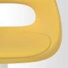 Стул офисный - IKEA ELDBERGET/MALSKÄR/MALSKAR, желтый/белый, ЭЛДБЕРГЕТ/МАЛЬСКЭР ИКЕА (изображение №6)