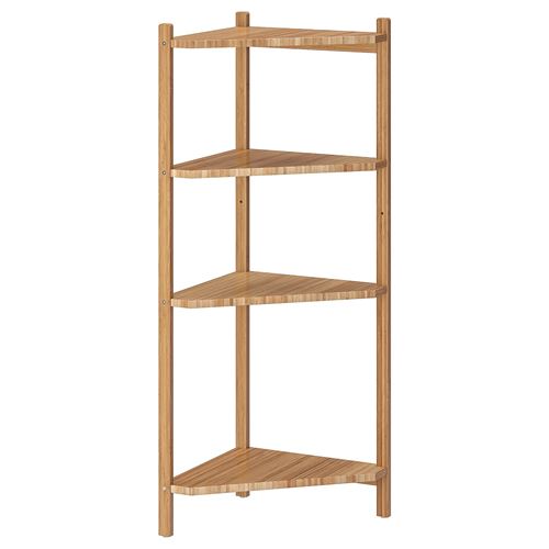 Стеллаж - IKEA RÅGRUND/RAGRUND, 34х34х99 см, бамбук, РОГРУНД ИКЕА