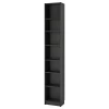 Открытый книжный шкаф - BILLY IKEA/БИЛЛИ ИКЕА, 28х40х237 см, чёрный
