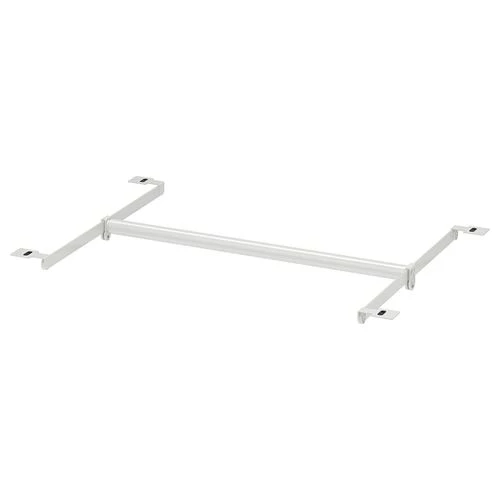 Штанга платяная - IKEA HJALPA/HJÄLPA, 60-100x55 см, белый ХЭЛПА ИКЕА (изображение №1)