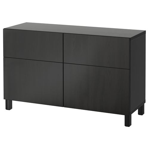 Комбинация для хранения - IKEA BESTÅ/BESTA, 120x42x74 см, черный, Беста/Бесто ИКЕА