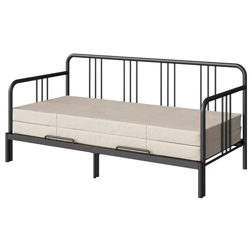 Кушетка - FYRESDAL/VANNAREID IKEA/ ФИРЕСДАЛЬ/ ВАННАРЕИД ИКЕА,  80x200 см, черный (изображение №1)