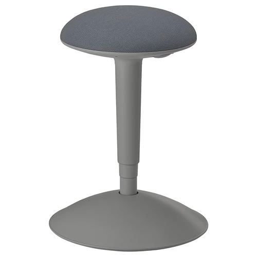Высокий табурет - IKEA NILSERIK/ НИЛЬСЭРИК ИКЕА, 41 см, серый (изображение №1)