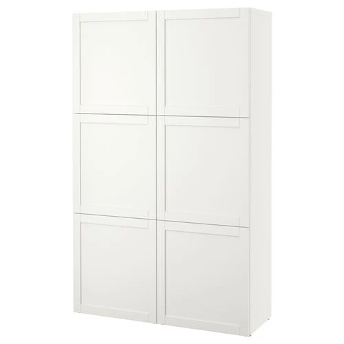 Комбинация для хранения - IKEA BESTÅ/BESTAБеста/Бесто ИКЕА, 120x40x192 см, белый, (изображение №1)