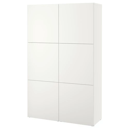 Комбинация для хранения - IKEA BESTÅ/BESTA /Беста/Бесто ИКЕА, 120x40x192 см, белый, (изображение №1)