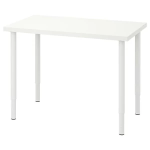 Письменный стол - IKEA LINNMON/OLOV, 100x60 см, белый, Линнмон/Олов ИКЕА