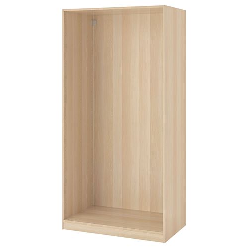 Каркас гардероба - IKEA PAX, 100x58x201 см, под беленый дуб ПАКС ИКЕА