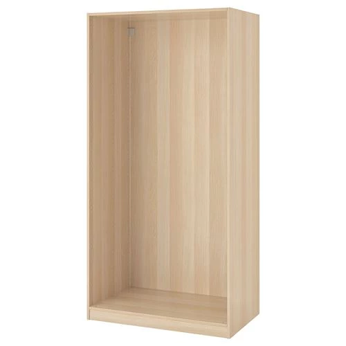 Каркас гардероба - IKEA PAX, 100x58x201 см, под беленый дуб ПАКС ИКЕА (изображение №1)