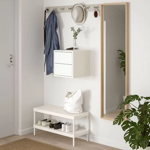 Стеллаж настенный - IKEA EKET, 35x35x35 см, белый, ЭКЕТ ИКЕА (изображение №4)