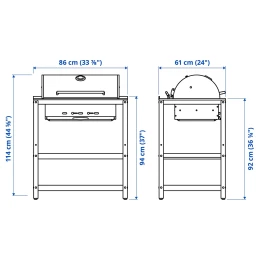 GRILLSKÄR ГРИЛЛЬСКЭР Угольный гриль