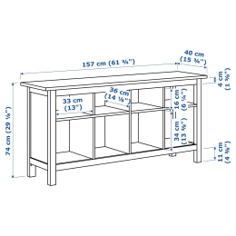 HEMNES ХЕМНЭС Консольный стол