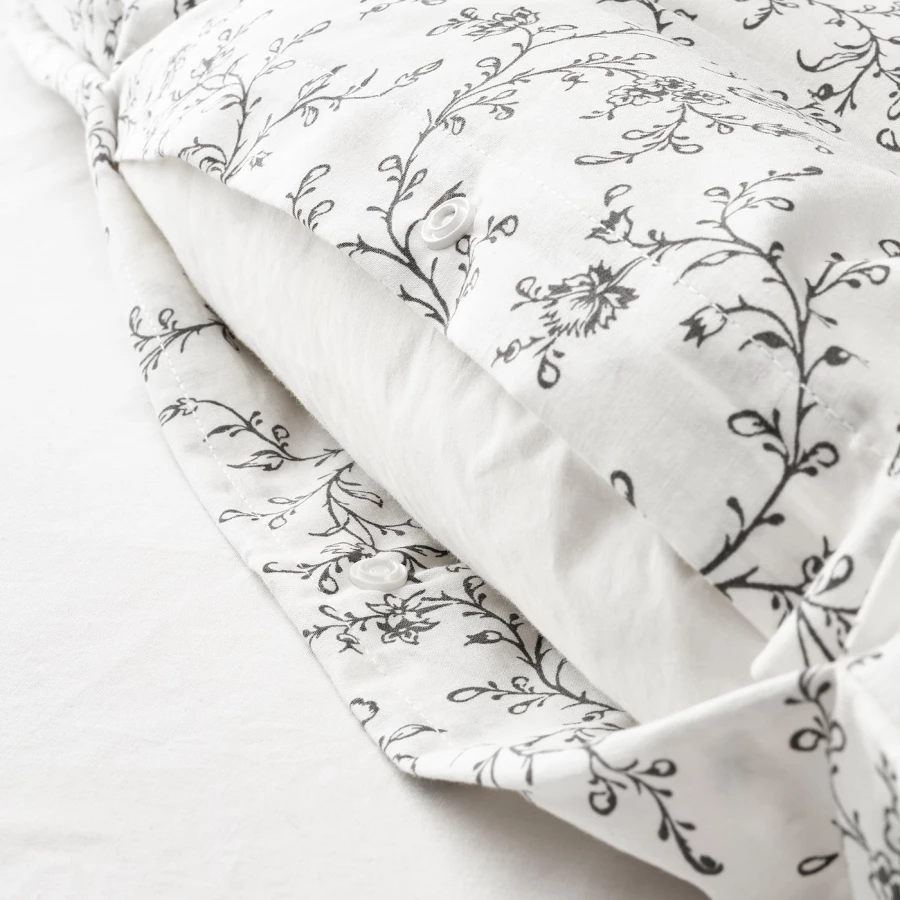 Пододеяльник и 2 наволочки - аналог IKEA KOPPARRANKA, 200х200, 50х70, белый (изображение №4)